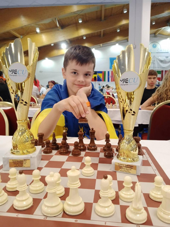 Юний волинянин став призером чемпіонату Європи зі швидких шахів у Словенії