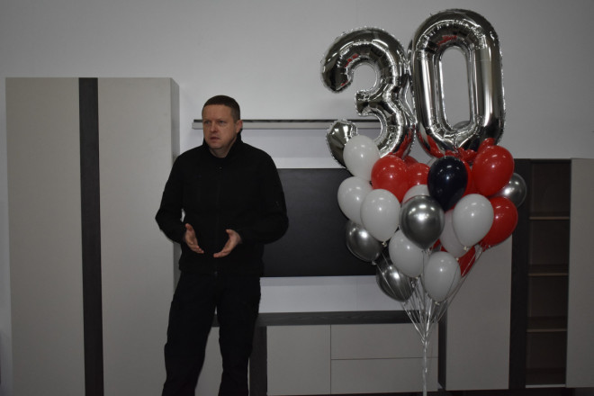 Начальник ОВА привітав ТОВ «Гербор-холдінг» з 30-річчям