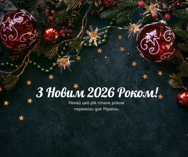 Вітання начальника обласної військової адміністрації Івана Рудницького з Новим роком!