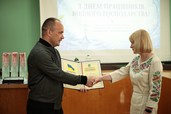 Роман Романюк вручив відзнаки працівникам водного господарства Волині